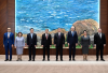 President of the Kyrgyz Republic H.E. Sadyr Japarov receives the Speakers of the Parliaments of the TURKPA Member States and Secretary General of TURKPA