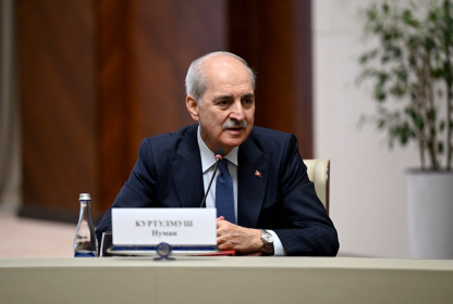 Qırğız Respublikasının Prezidenti cənab Sadır Japarov TÜRKPA üzv dövlətlərinin parlament sədrlərini və TÜRKPA-nın Baş katibini qəbul edib